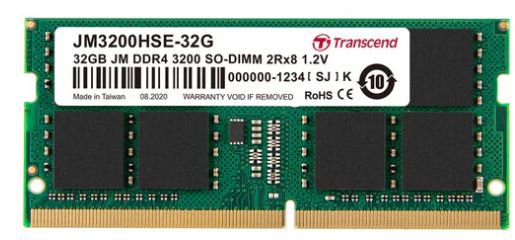 Transcend 32GB DDR4 3200Mhz Sodimm Memory - TNCPC Warehouse